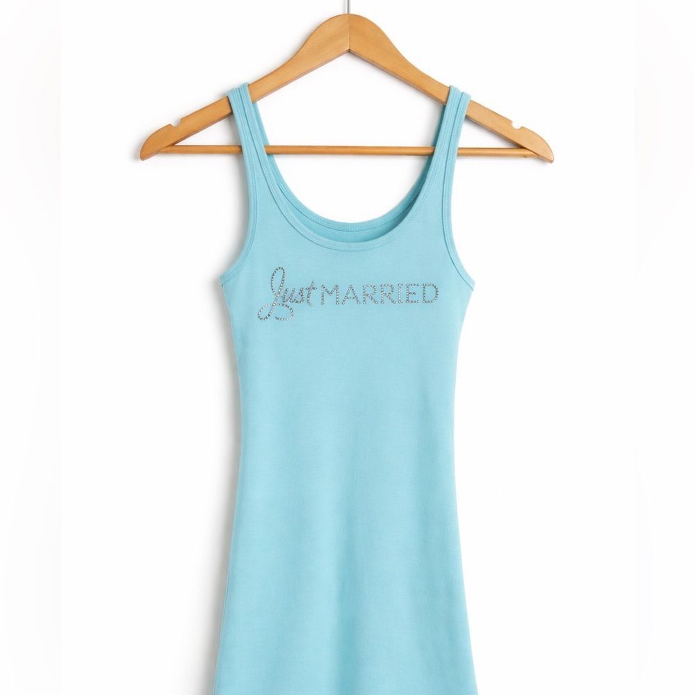 Victoria’s Secret Rhinestone Just Married Tank Top